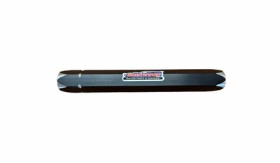 Aluminum Hex Tube 7&quot; Radius Rod - Black 5/8&quot;