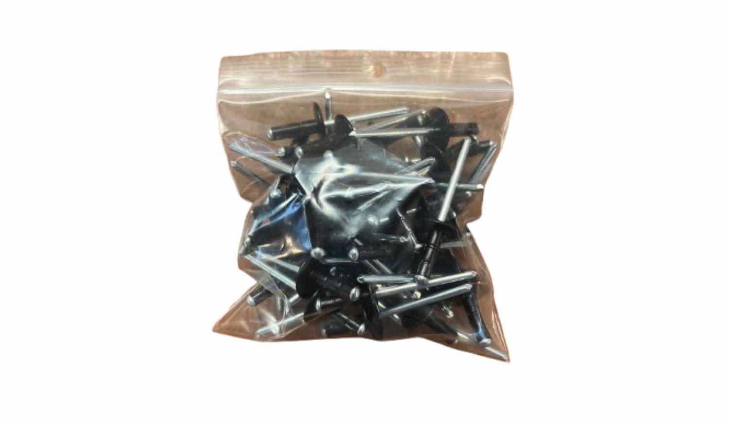 Aluminum Rivets 3/16&quot; Large Head .375&quot; Grip Black Finish