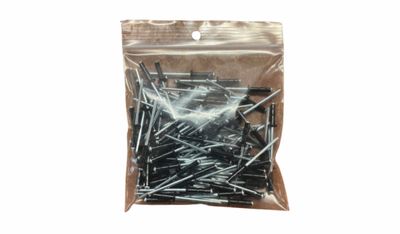 Aluminum Rivets 1/8&quot; Small Head .375&quot; Grip Black Finish