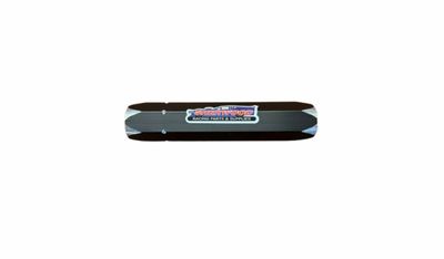 Aluminum Hex Tube 4.5" Radius Rod - Black 5/8" (15/16" OD)