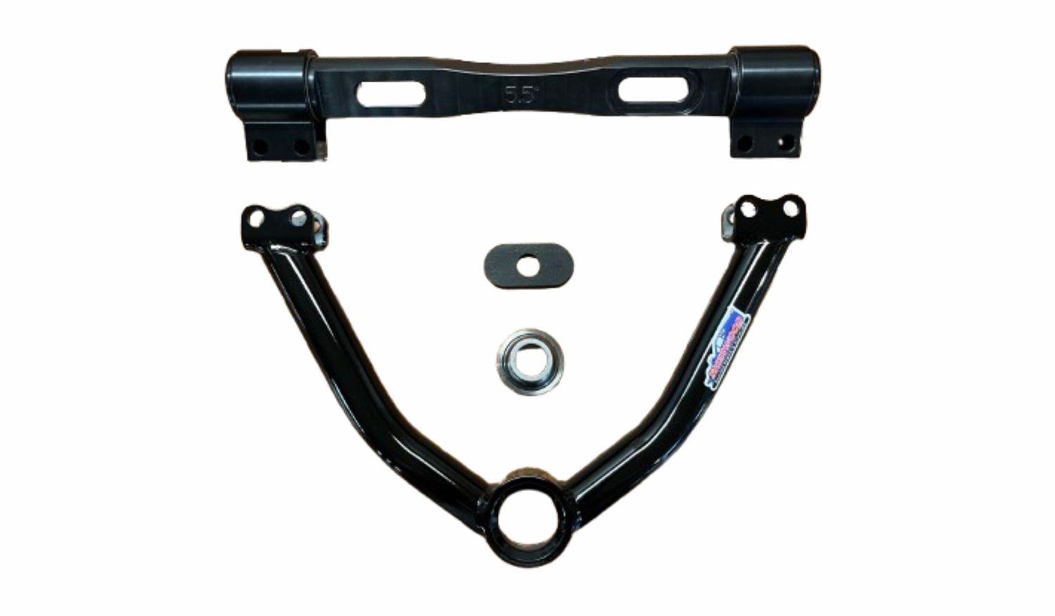 Asphalt Modified Uniball Steel Bearing Shaft 7.5" Upper A-Frame Complete Kit