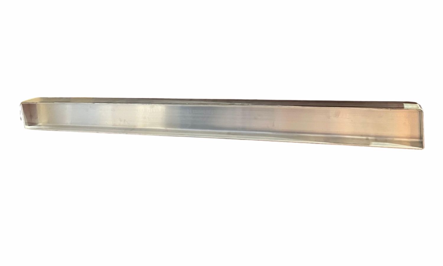 Asphalt Modified 50" Standard Length Aluminum Back Bumper (Capped Ends)