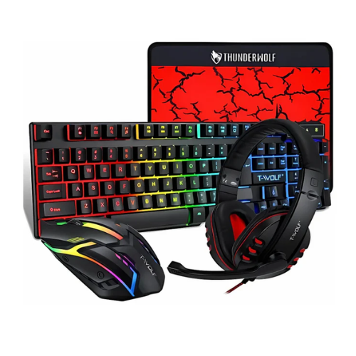 4 in 1 Gaming Combo ( Keyboard - headset - mousepad - mouse )