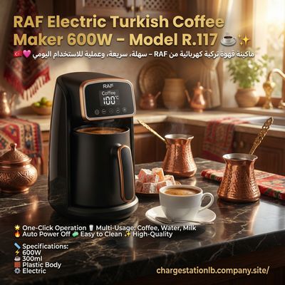 RAF Electric Turkish Coffee Maker 600W