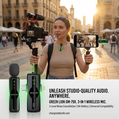 Green Lion Wireless Microphone Duo Cast – GM-79X