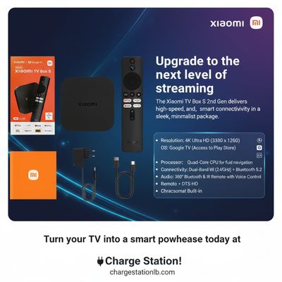 Xiaomi TV Box S – 2nd Generation – 4K Ultra HD Google TV