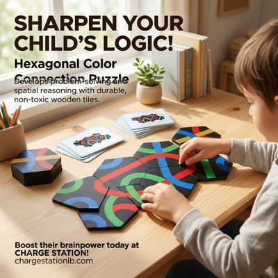 Color Path Logic Puzzle Board Game