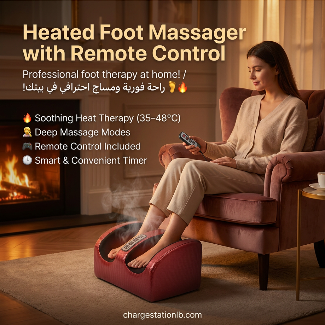 Heated Foot Massager with Remote Control