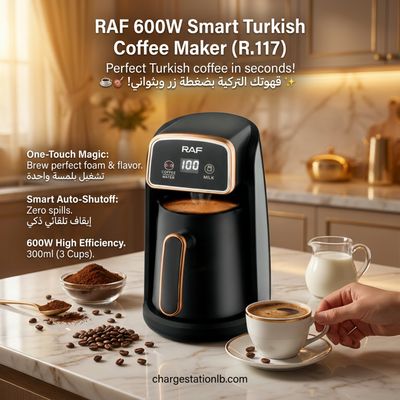 RAF 600W Smart Turkish Coffee Maker (R.117)