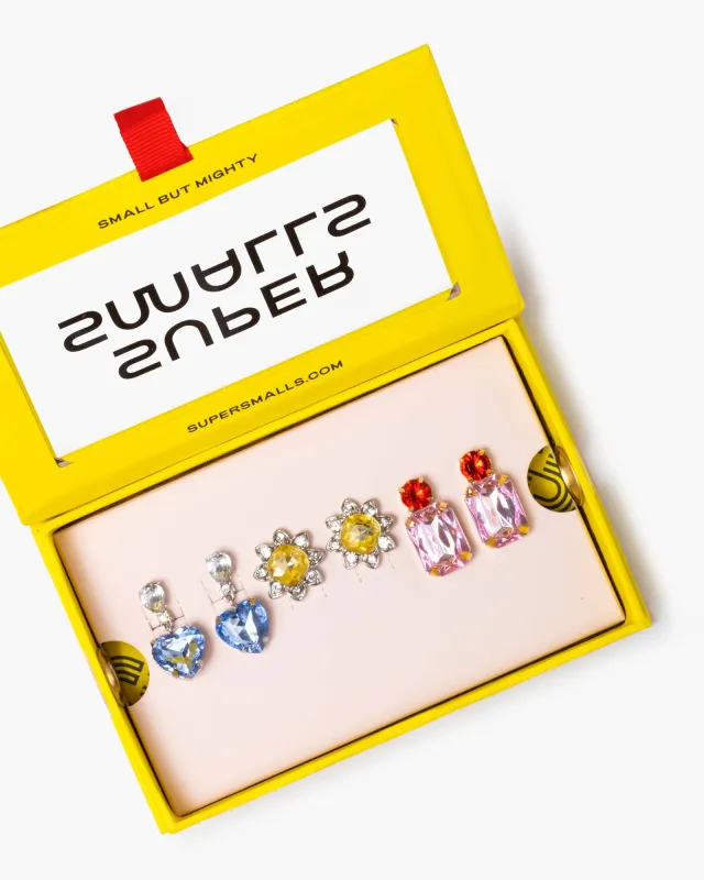 Dinner &amp; A Movie Clip On Earring Set