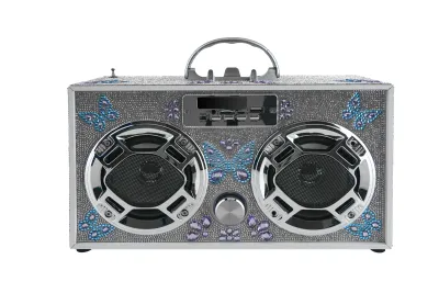 Butterfly Bling Wireless Boombox