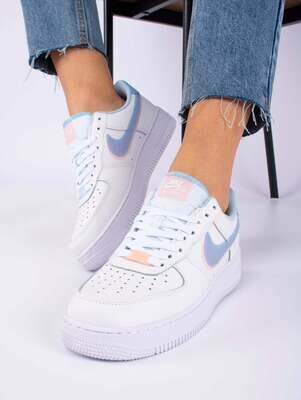 Nike Air Force 1 Low &#39;pink and blue&#39;