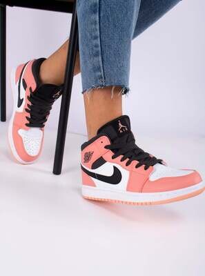 NIKE AIR JORDAN 1 MID GS PINK QUARTZ 