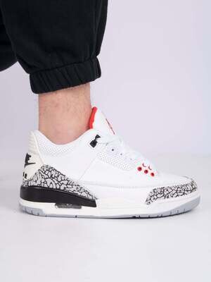 NIKE AIR JORDAN 3 Retro Free Throw Line White Cement 2018