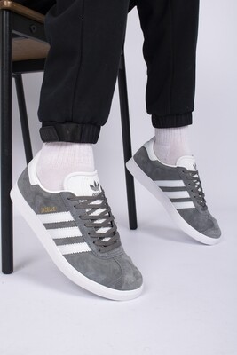 ADIDAS GAZELLE Solid Grey &amp; White