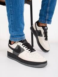Nike Air Force 1 low Black &amp; Beige