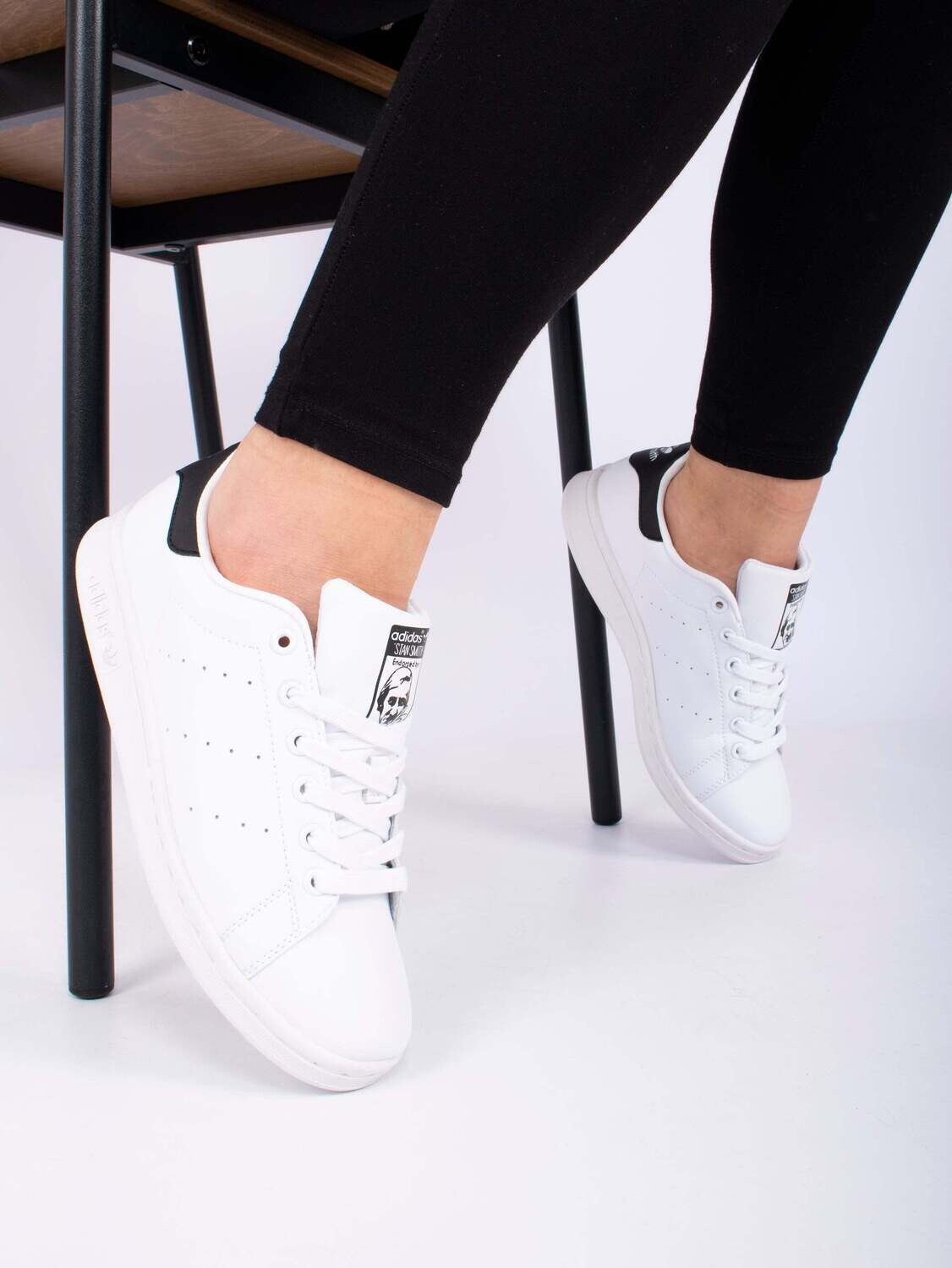 Adidas Stansmith WHITE AND BLACK
