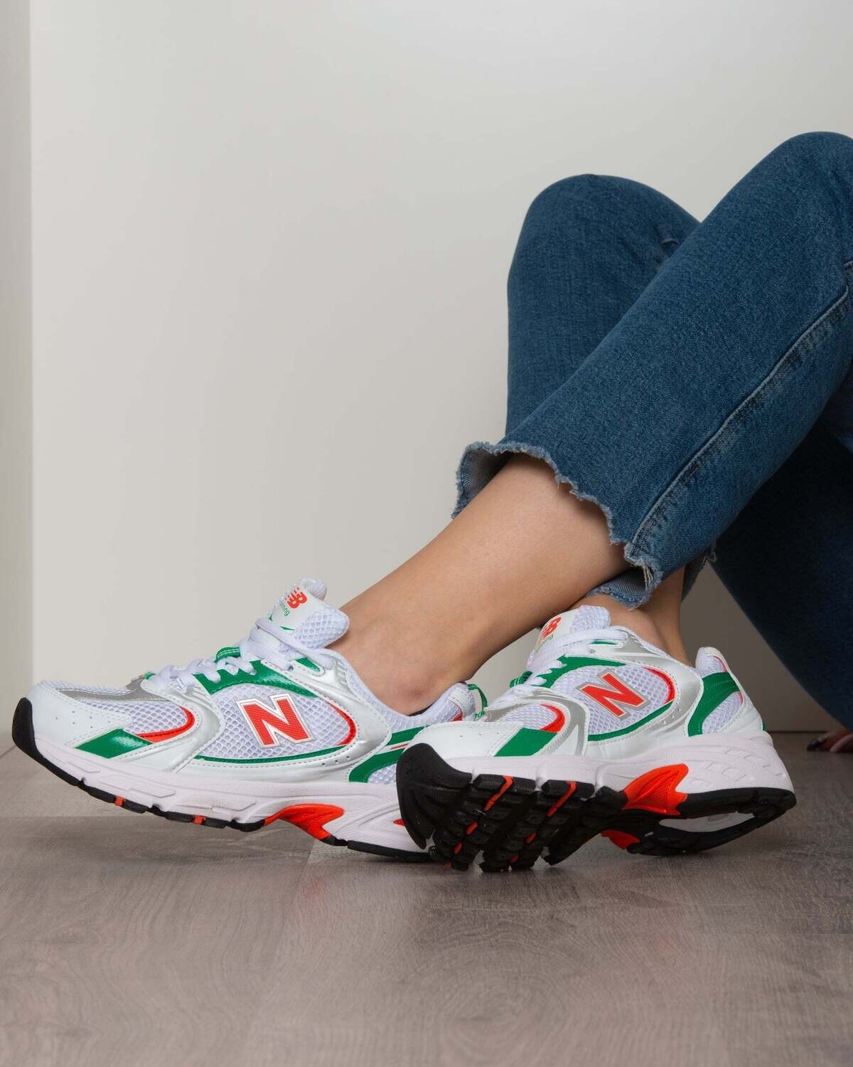 New Balance 530 green orange