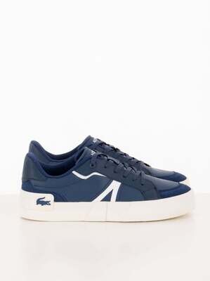 Lacoste Navy Leather Sneakers