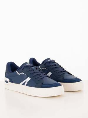 Lacoste Navy Leather Sneakers