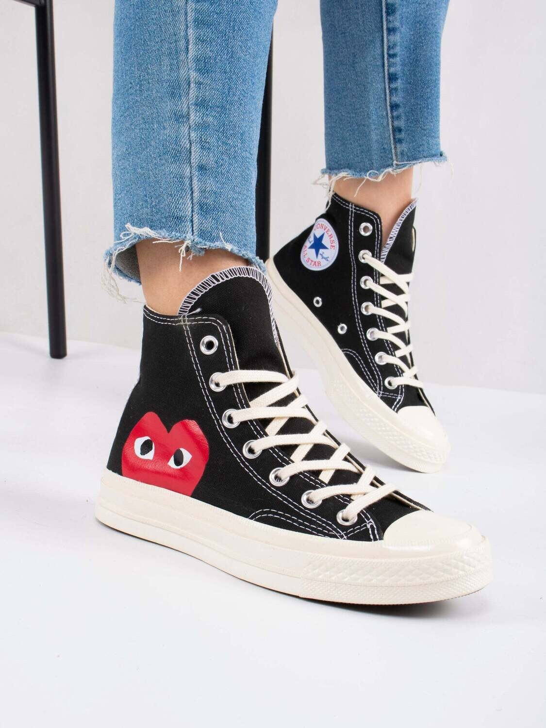 Converse Chuck Taylor All Star 70 HI Comme Des Garcons Play Black