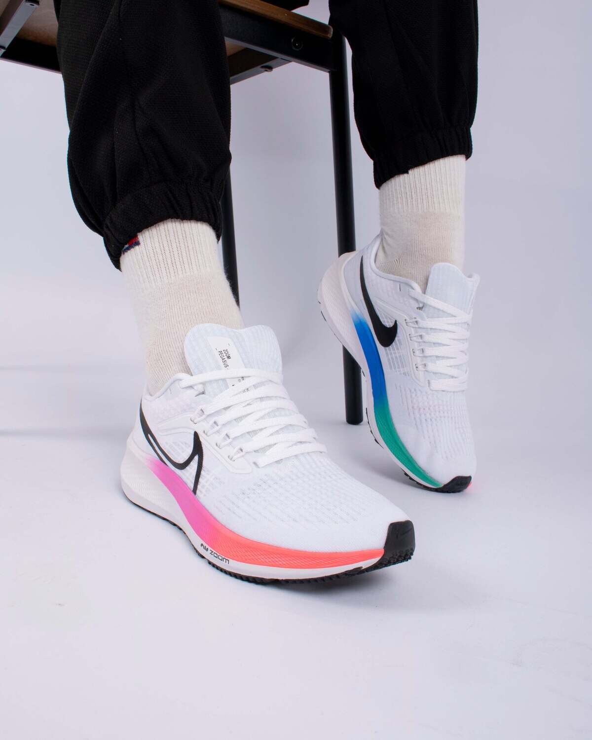 NIKE  Air Zoom Pegasus 37 Running Shoes &#39;White&#39;