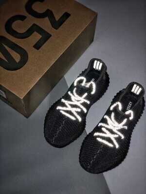 Adidas Yeezy Boost 350 Black Reflective