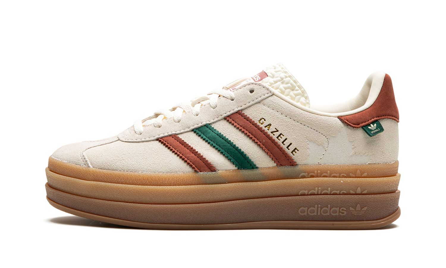 ADIDAS GAZELLE BOLD WMNS &quot;Cream White / Wild Sepia&quot;