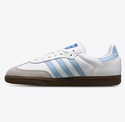 Adidas Samba blue and white 