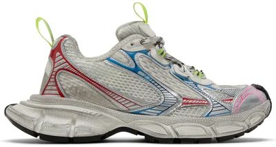 Balenciaga Wmns 3XL Sneaker &#39;Worn-Out - White Blue Red&#39;