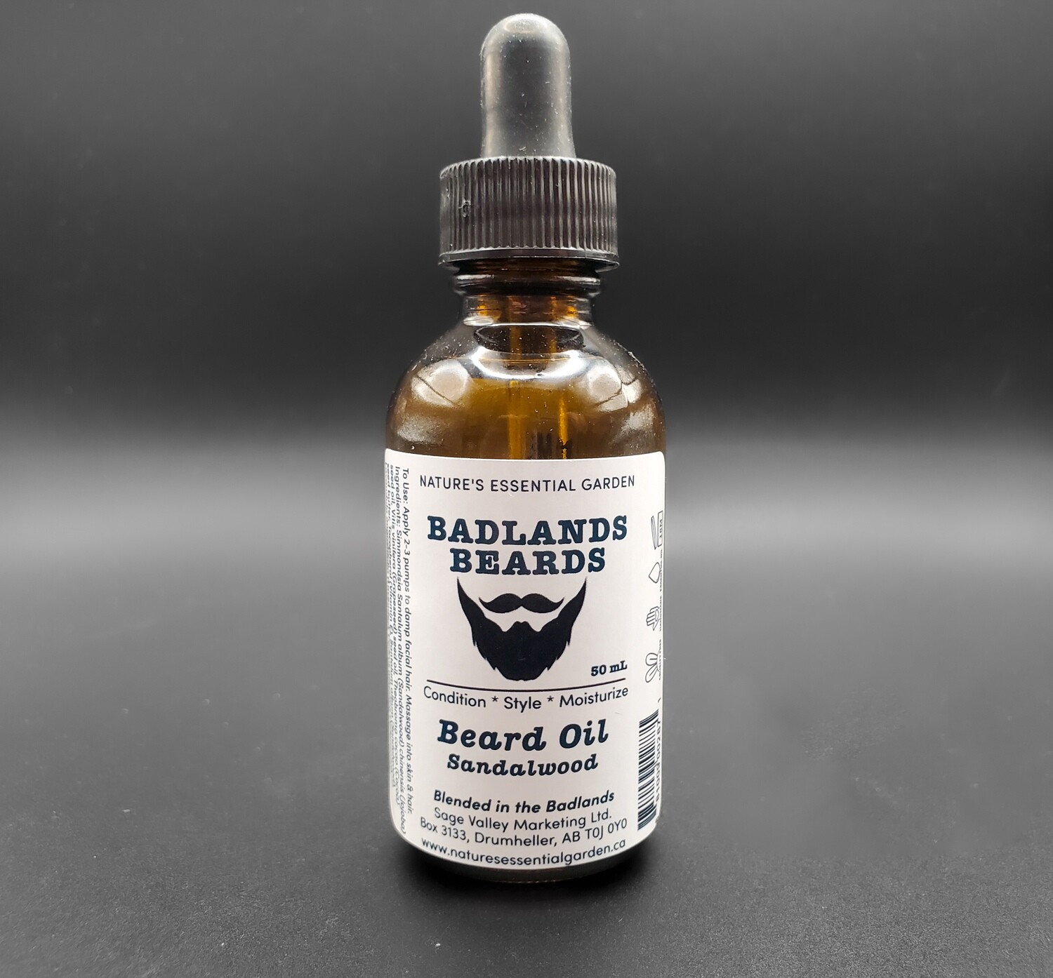 Badlands Beards - Beard Oil, scent: Sandalwood