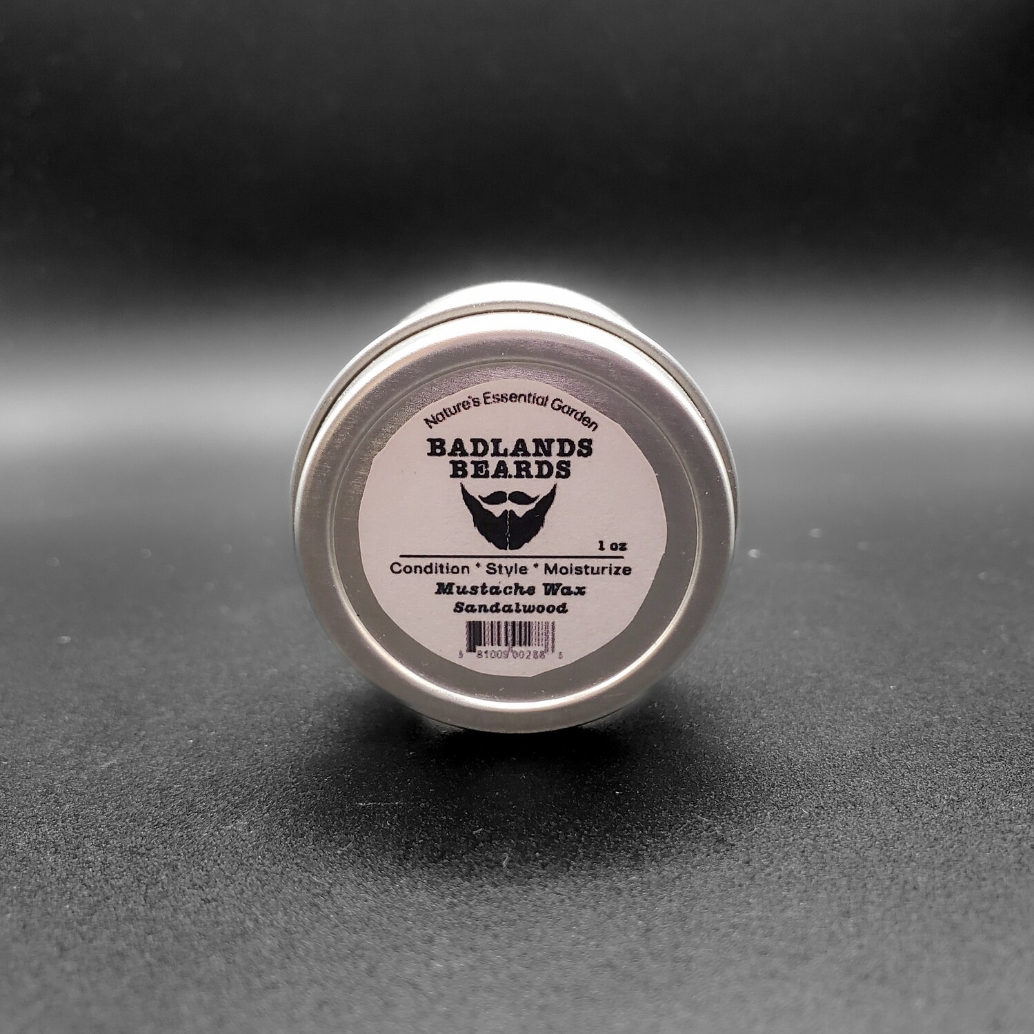 Badlands Beards - Mustache Wax, scent: Sandalwood