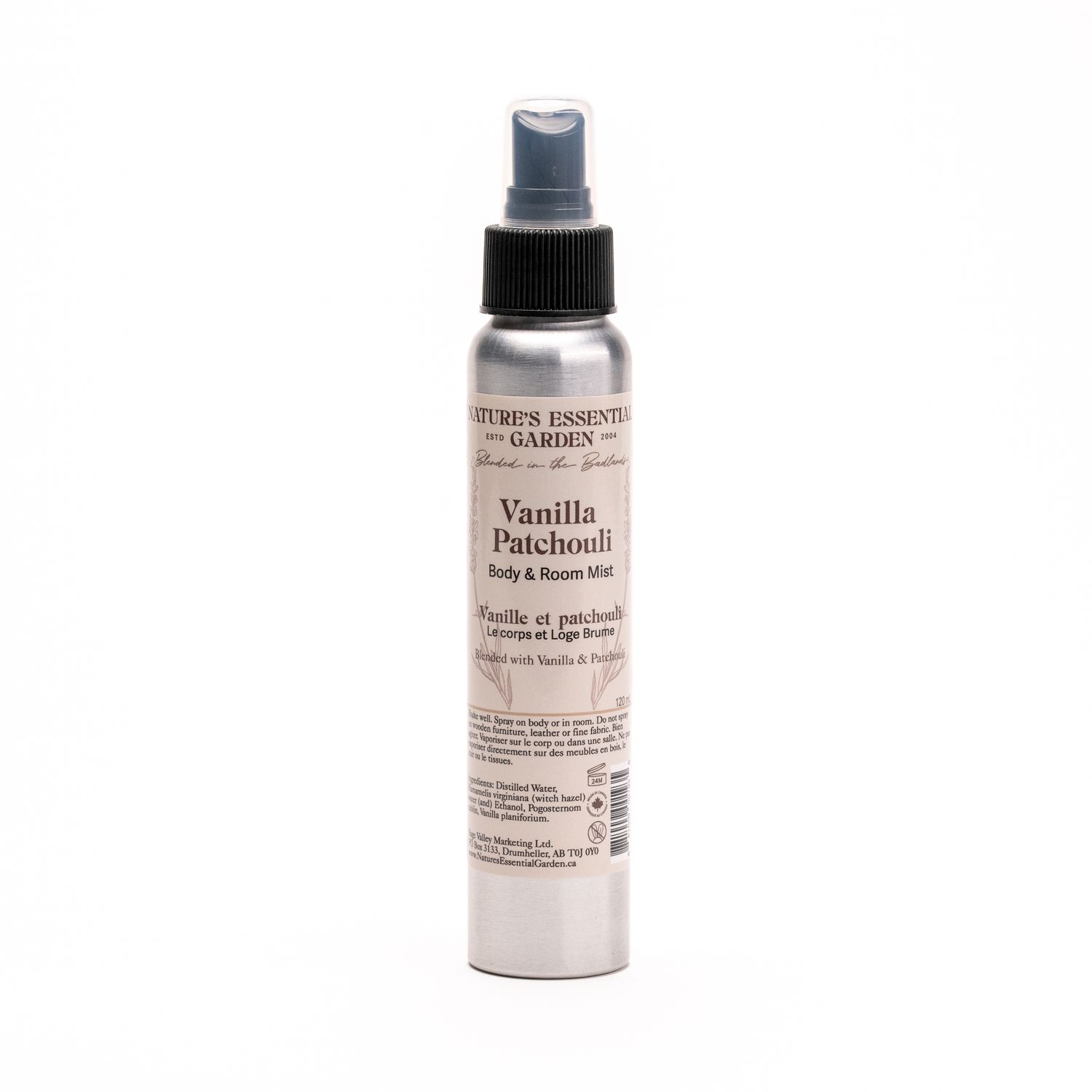 Vanilla Patchoulli Body &amp; Room Mist
