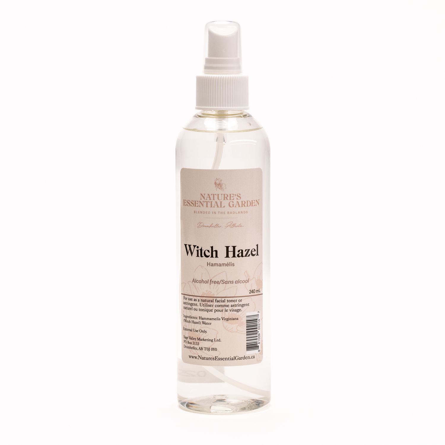 Non Alcohol Witch Hazel Mist