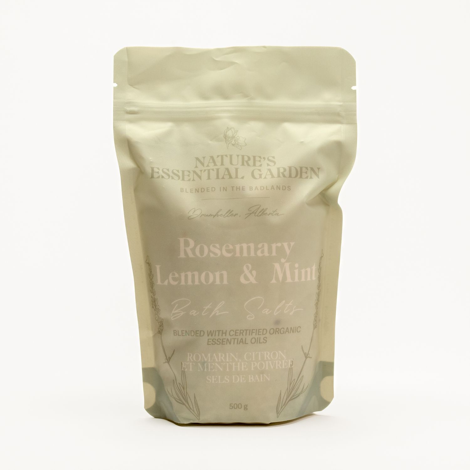 Rosemary Lemon Mint Certified Organic Mineral Salts