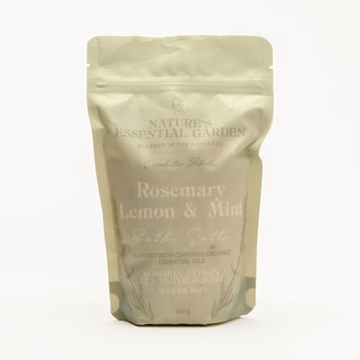 Rosemary Lemon Mint Certified Organic Mineral Salts