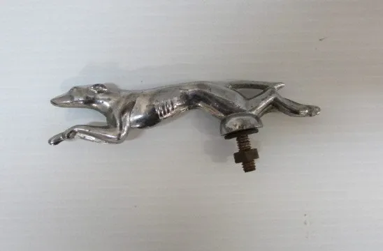 1935 Ford \ Lincoln Greyhound Hood Emblem Original Vintage Auto Accessory Cars