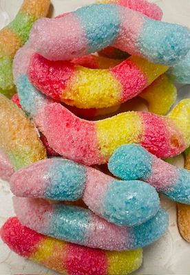 Freeze Dried Sour Worms