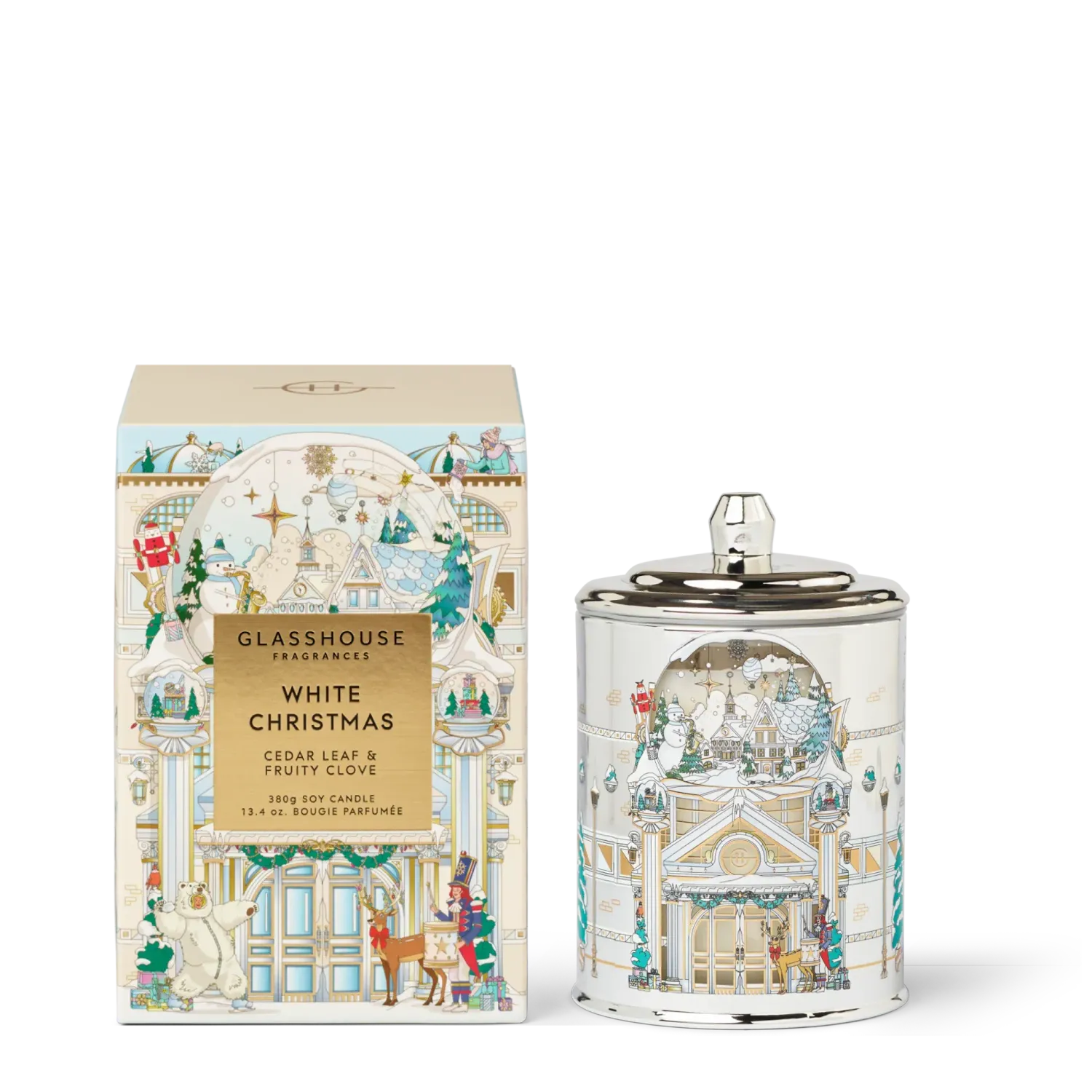 White Christmas 380g Candle