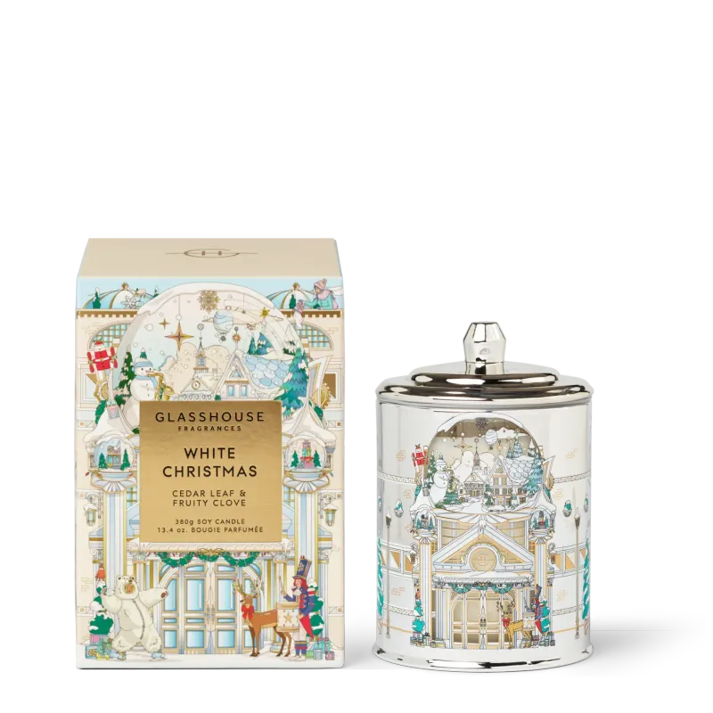 White Christmas 380g Candle