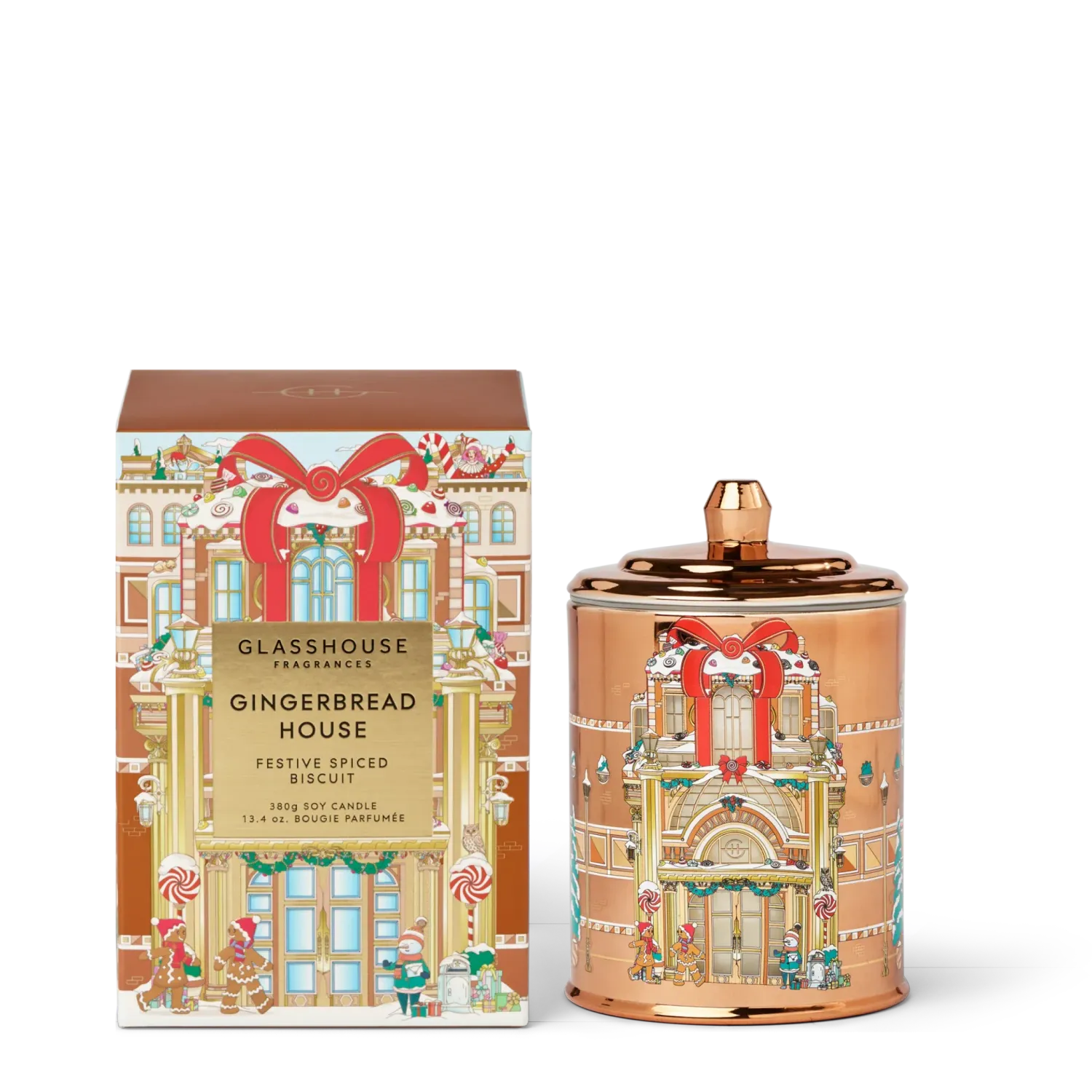 Gingerbread House 380g Candle