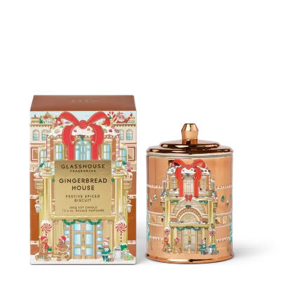 Gingerbread House 380g Candle