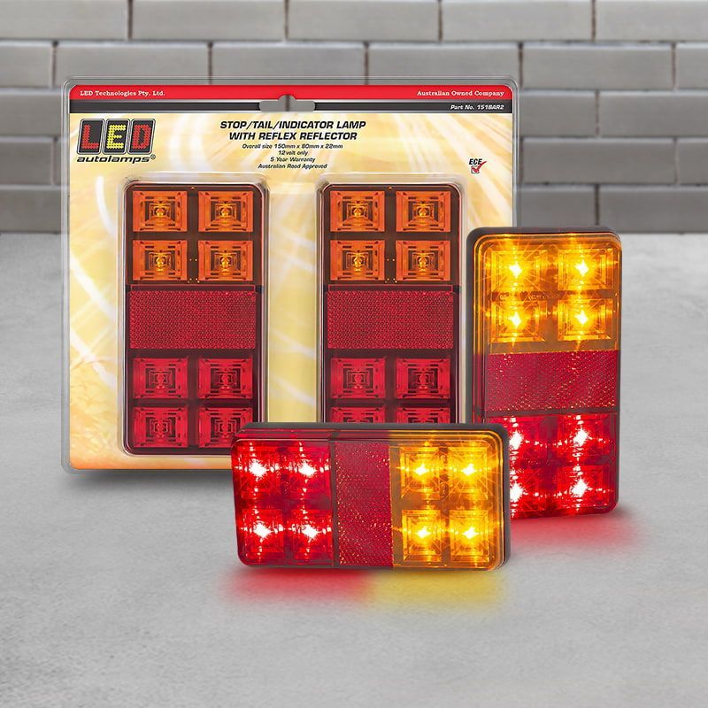 LED Autolamps Stop/Tail/Indicator Light LED 12V 151BAR2