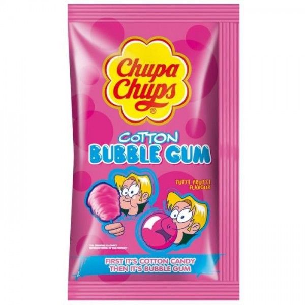 Chupa Chups Cotton Bubble Gum Tutti Frutti