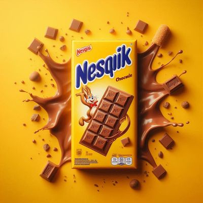 Nesquik : Explosion de Plaisir Chocolaté.