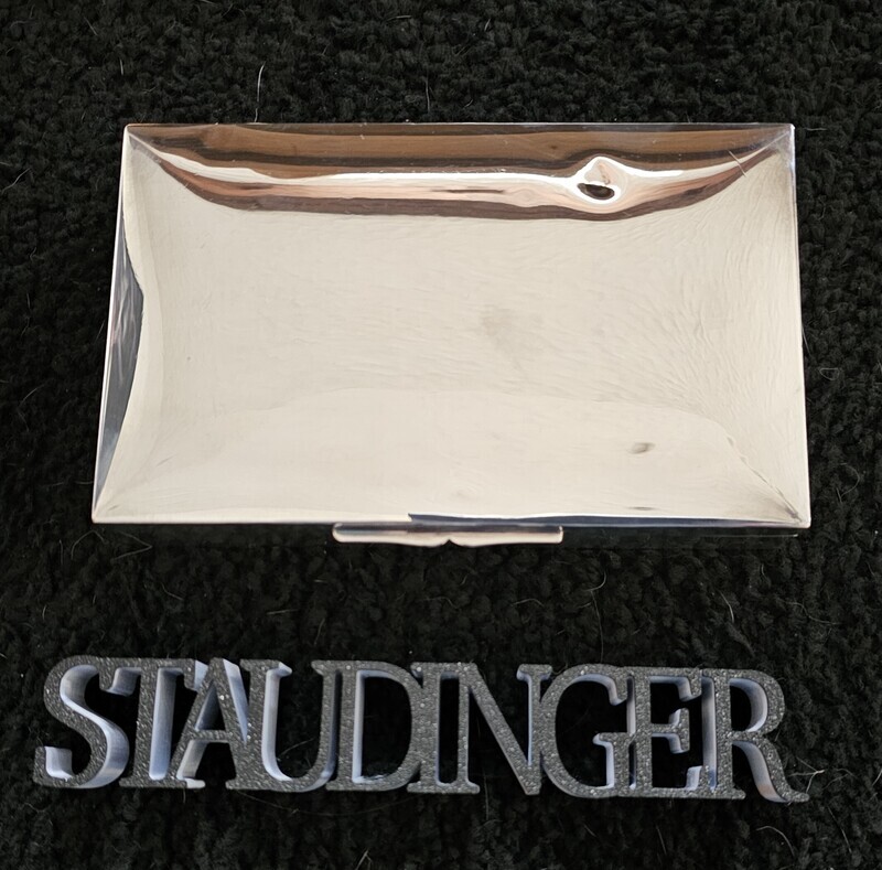 Silber 830er Silberdose Tabakdose