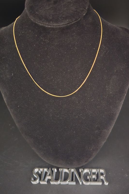 18k Goldkette Halskette Gelbgold 41 cm 2,5 g 750er