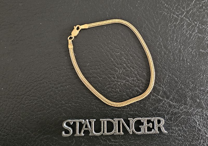 18k Goldkette Armkette Armband 750er 19cm 3,59g
