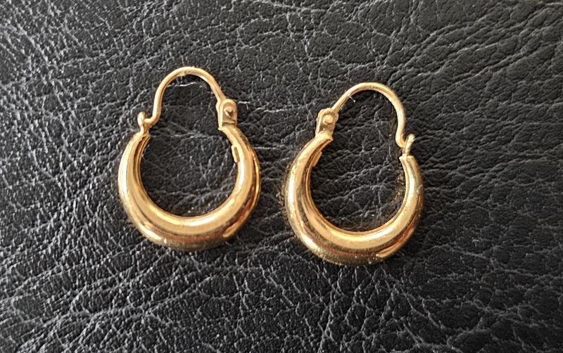 18k Gold Ohrringe Creolen 750er