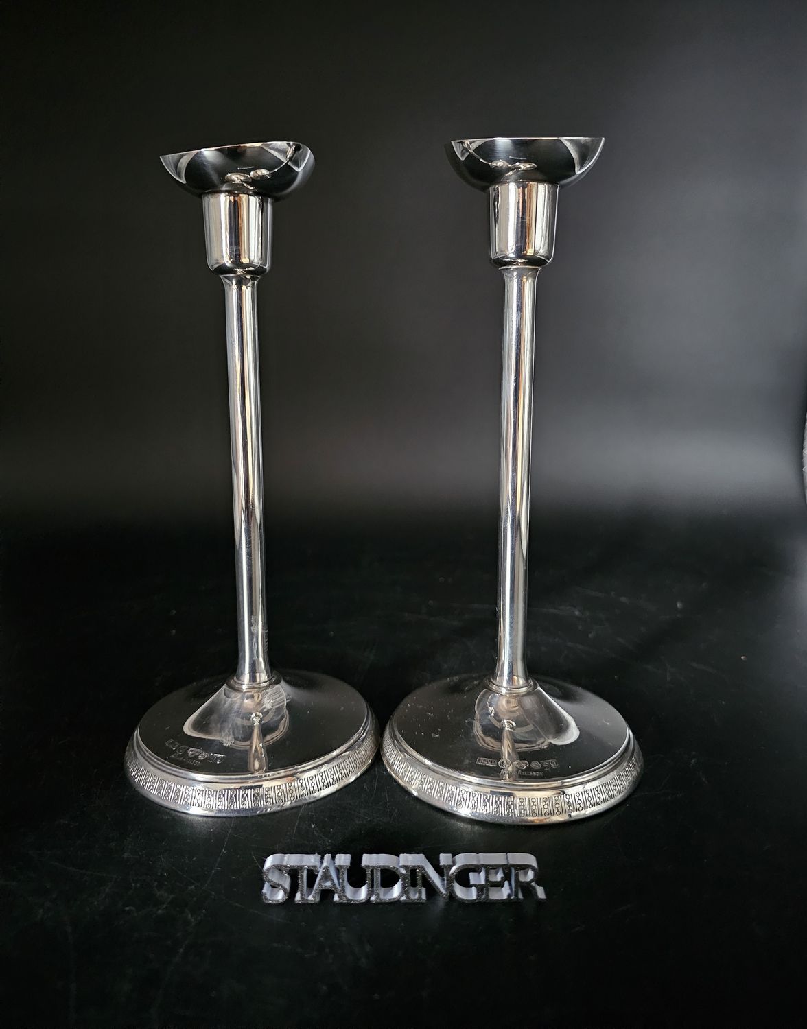 2 alte Silber Kerzenleuchter Silberleuchter Paar